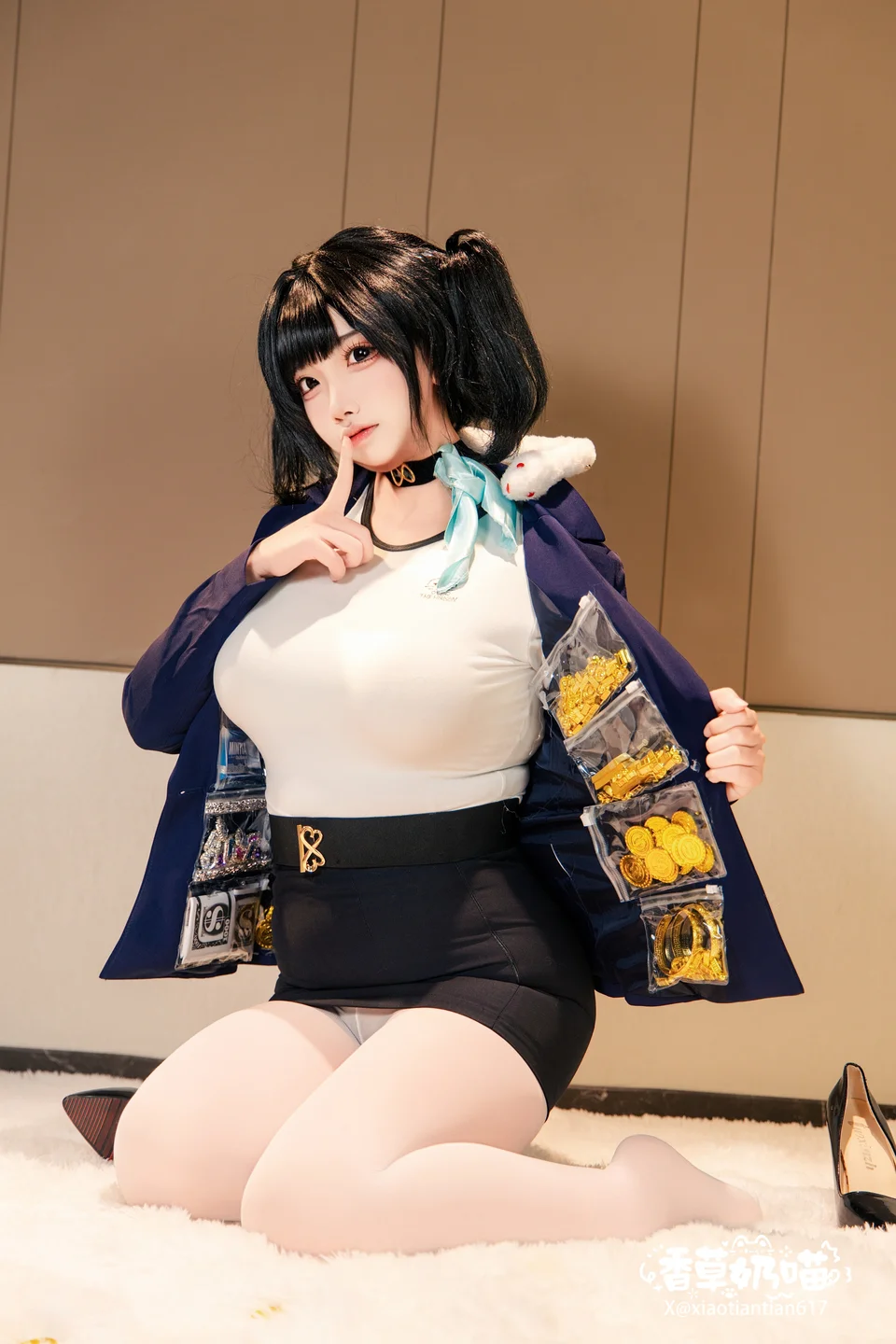 香草奶喵 - No.005 索拉 [136P,22V-2.36GB] tg@simisebaisi 【丝足阁】010.webp